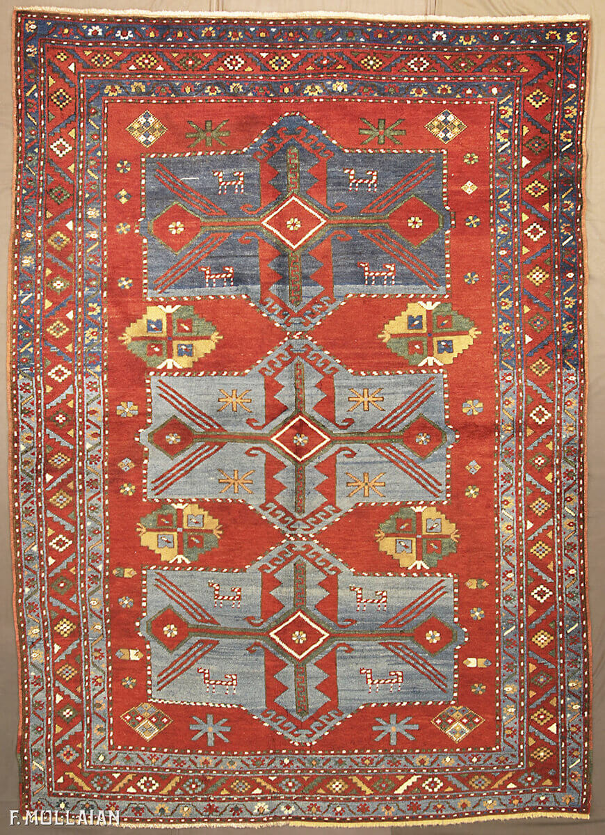 Alfombra Caucásica Antigua Kazak n°:20375541